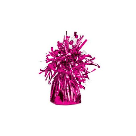 Magenta Rózsaszín Bojtos Fólia Léggömbsúly - 170 gramm