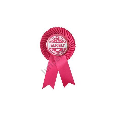 Magenta szalagos elkelt kitűző