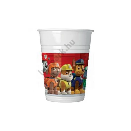 Mancs Őrjárat - Paw Patrol Parti Pohár - 200 ml, 8 db-os