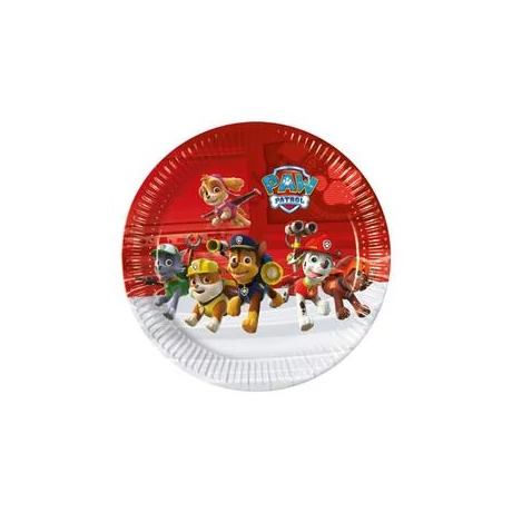 Mancs Őrjárat - Paw Patrol Parti Tányér - 23 cm, 8 db-os