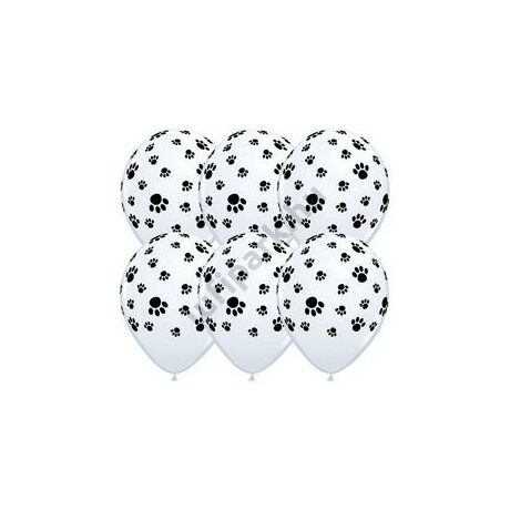 11 inch-es Paw Prints-A-Round Lufi