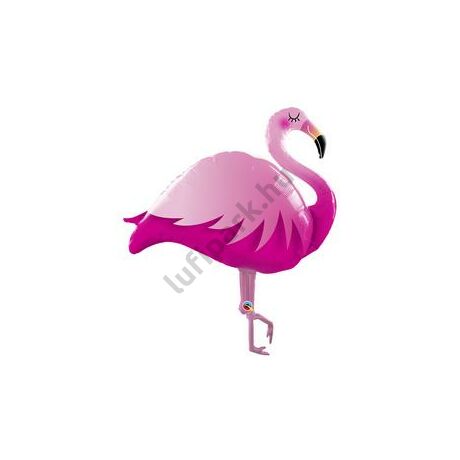 46 inch-es Pink Flamingó Super Shape Fólia Lufi