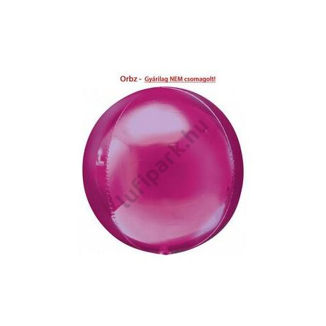  Rózsaszín - Bright Pink Orbz Fólia Lufi