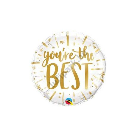  18 inch-es You're The Best Gold Fólia Lufi