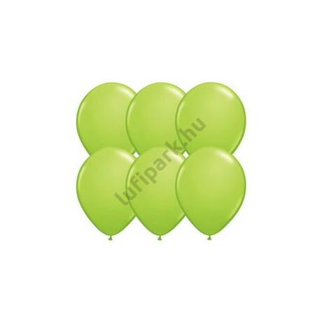 11 inch-es Lime Green (Fashion) Kerek Lufi (25 db/csomag)