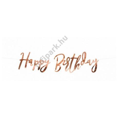 ROSEGOLD HAPPY BIRTHDAY FELIRAT