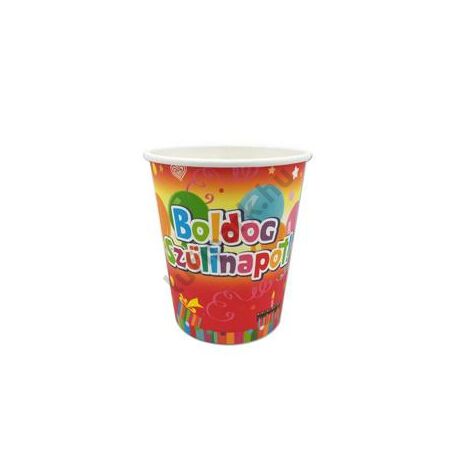 Boldog szülinapot pohár6 db/cs