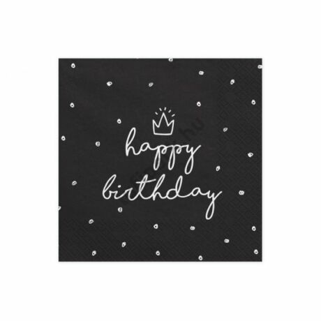 FEKETE SZALVÉTA SZÜLETÉSNAPRA HAPPY BITRHDAY FELIRATTAL
