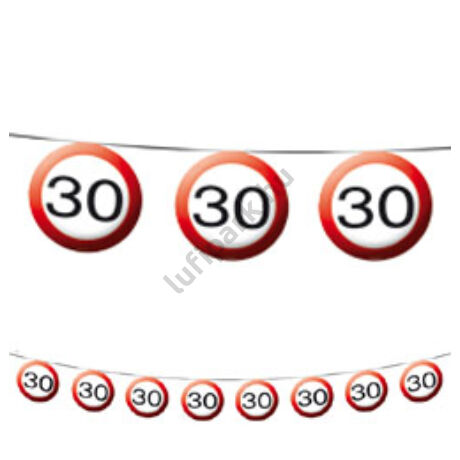 30-as sebességkorlátozó parti füzér