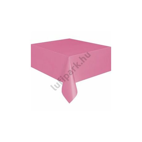 Hot pink műanyag parti asztalterítő