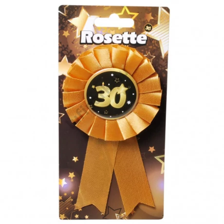 30. kitűző fekete arany