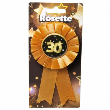 30. kitűző fekete arany