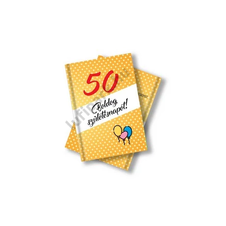 50. szülinapi könyv