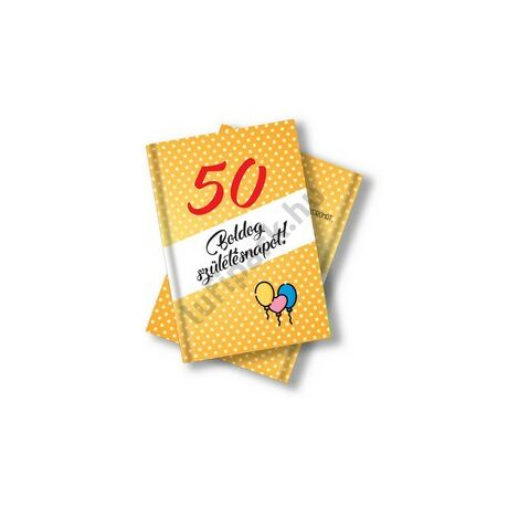 50. szülinapi könyv