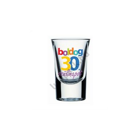 Boldog 30. Szülinapot Feliratú Feles Üve
