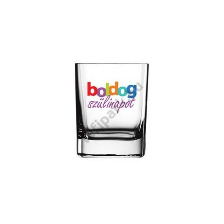 Boldog Szülinapot Feliratú Whiskey-s Üve