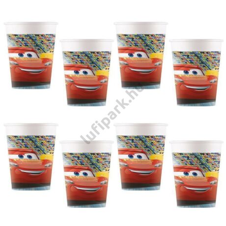 Cars - Verdák 3 papír parti pohár