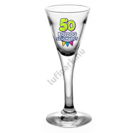 Talpas feles pohár 50 szülinapra