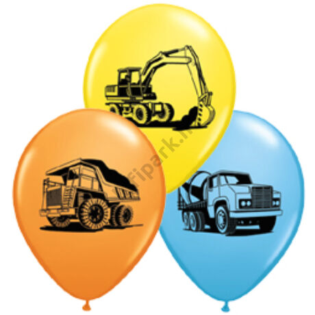 11 inch-es Munkagépek - Construction Trucks Special Asst. Lufi