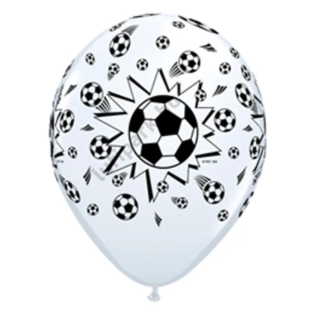 11 inch-es Soccer Balls White - Focilabdás Lufi