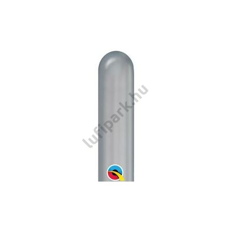 260q chrome ezüst modellező lufi