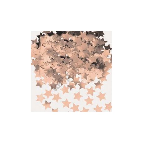 Rosegold csillag alakú parti konfetti 14