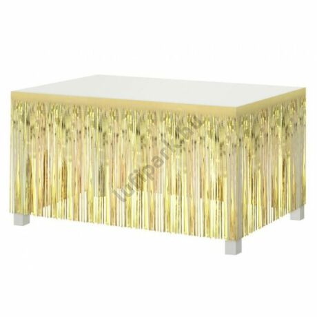 Arany fólia lametta asztalra 80*300 cm