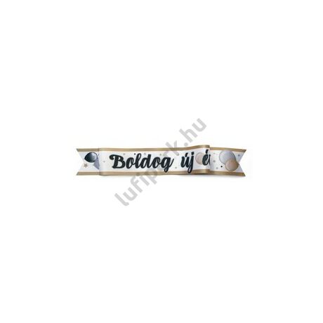 Boldog új évet vállszalag