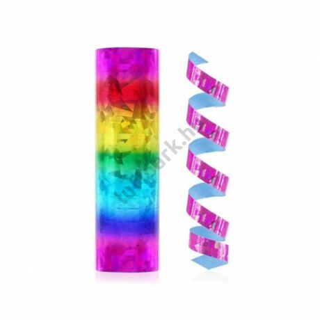 Szerpentin hologramos színes 18 db