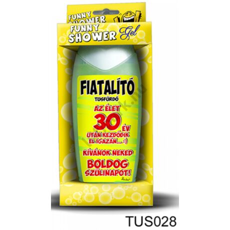 fiatalító 30-as tusfürdő