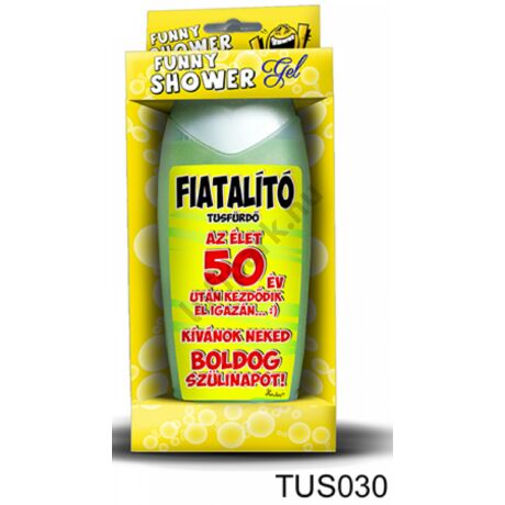 fiatalító 50-es tusfürdő