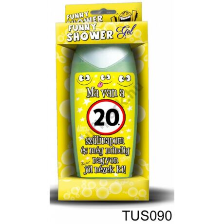 Ma van a 20. szülinapom tusfürdő