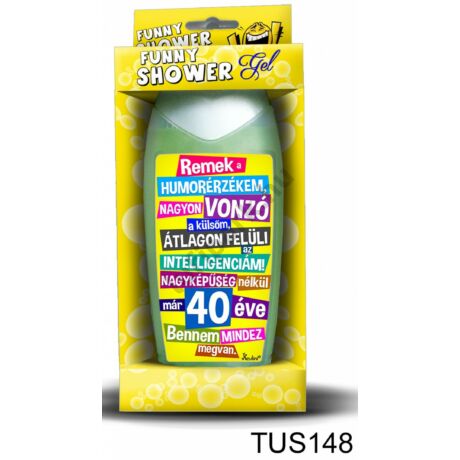 Tusfürdő 300 ml - 40 éve – Vicces 40. szülinapi ajándék
