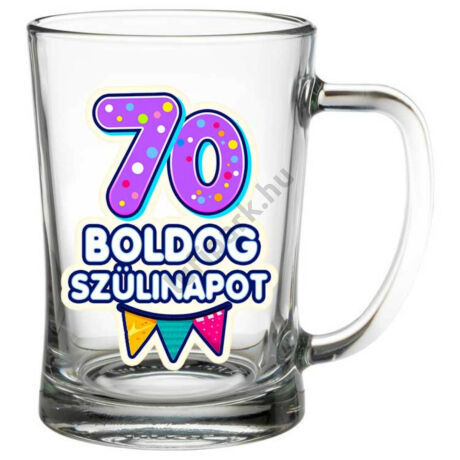 Söröskorsó 70 Boldog szülinapot