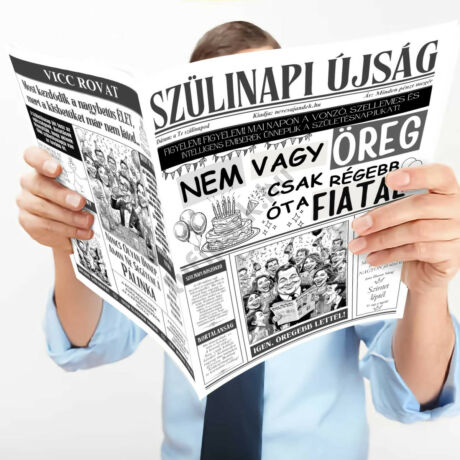 Nem vagy öreg.... szülinapi újság