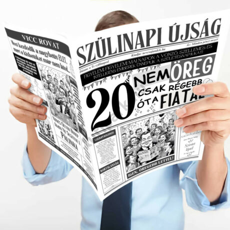 20 nem öreg... szülinapi újság