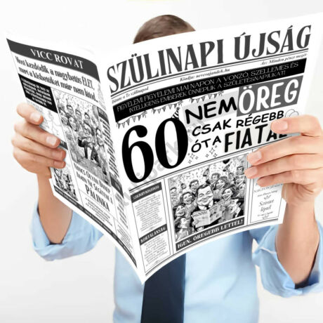 60 nem öreg... szülinapi újság
