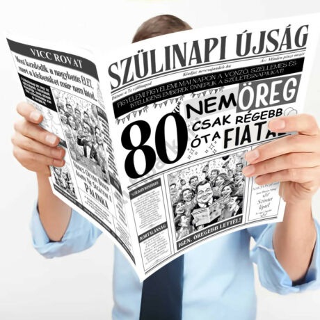 80 nem öreg... szülinapi újság