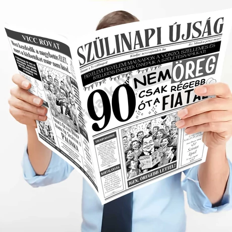 90 nem öreg... szülinapi újság