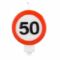 Sebességkorlátozó gyertya 50-es