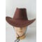 Kalap cowboy velúr