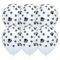 11 inch-es Paw Prints-A-Round Lufi