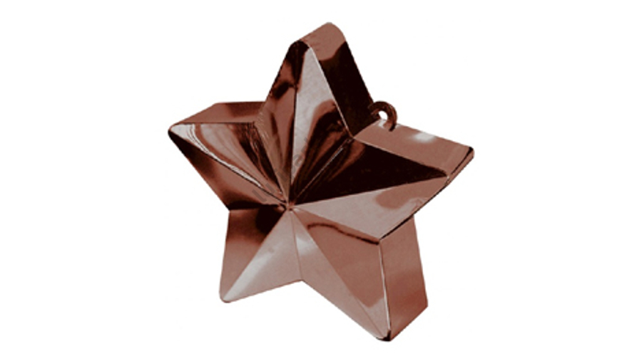 Csokoládébarna Csillag Léggömbsúly 170 gramm