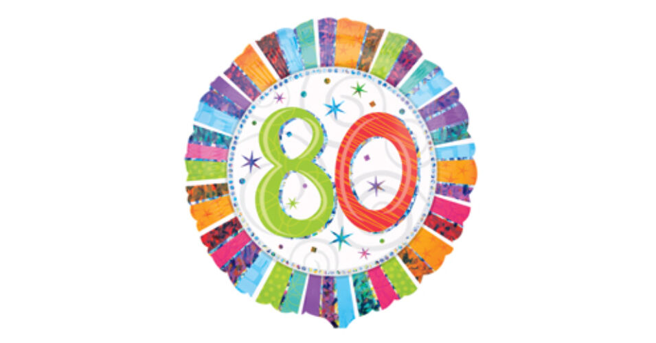Palloncino Mylar A Forma Di 70 Per Compleanno – 45 Cm, Radiant